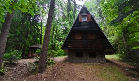 PREDANÉ!!! - REKREAČNÁ CHATA  s potôčikom na pozemku -  KRPÁČOVO
