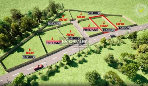 Predaj, pozemok pre rodinný dom   416 m2 Horná Seč, ...