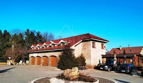 Dvojpodlažná polyfunkčná budova s bytmi, kanceláriou a pizzeriou v obc