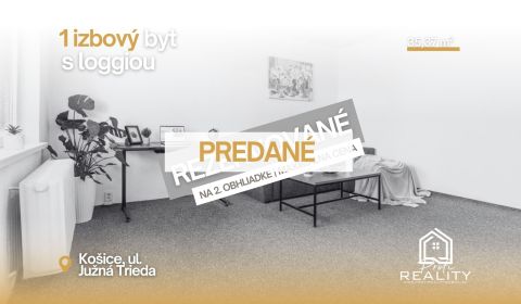 PREDANÝ | 1i byt s loggiou blízko centra Košíc hľadá nového majiteľa