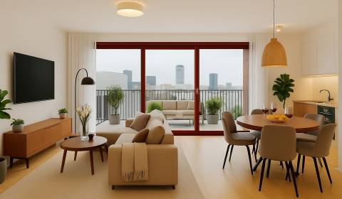 RIVERS | Štýlové mestské bývanie: 4-izbový byt s balkónom 