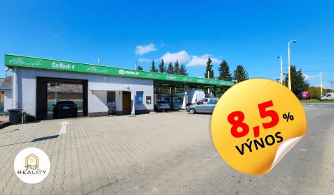 8,5% VÝNOS | Autoumyvýreň s dev. pozemkom - možnosť kúpy po častiach