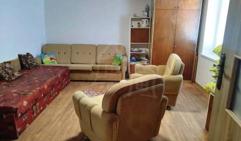 Z časti rekonštruovaný gazdovský dom v obci Hrušov