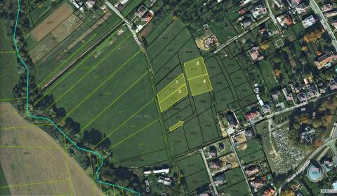 Investičné pozemky obec Svinia, 876m2, 876m2, 991m2, 977m2  