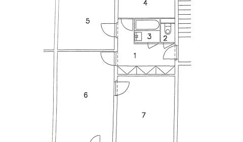 3-izb.byt s loggiou, Južná trieda