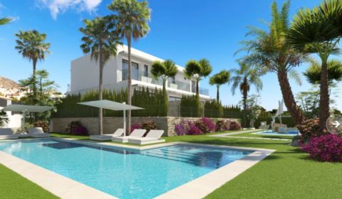 Novostavba Luxusný Párový dom Benidorm, 109m2, 3 spálne, bazén 