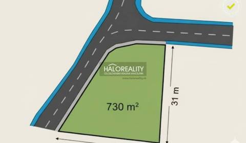 Predaj, pozemok pre rodinný dom   730 m2 Madunice