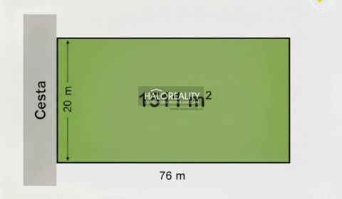 Predaj, pozemok pre rodinný dom   1511 m2 Dlhá