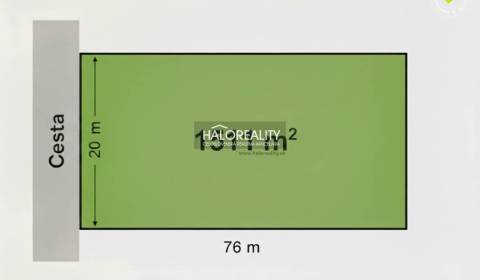 Predaj, pozemok pre rodinný dom   1511 m2 Dlhá