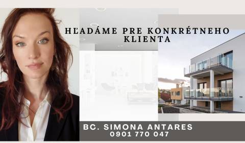 Hľadáme pre klienta novostavbu rodinného domu vo Svätom Jure