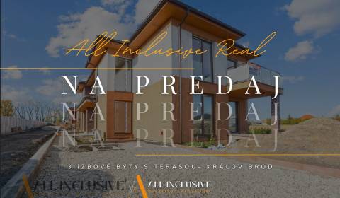 ALL INCLUSIVE I 3 IZBOVÉ BYTY S TERASOU, SO ZÁHRADOU + 2 PARK. MIESTA