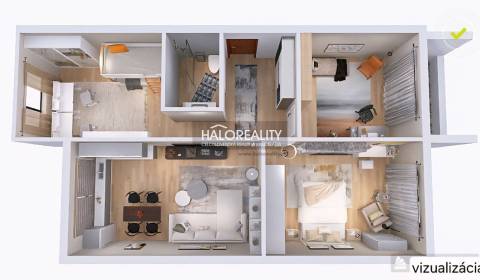 Predaj, trojizbový byt Bratislava Petržalka, Medveďovej