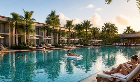 THE TERRACE Luxusný 2-izbový apartmán pri pláži v Paje, Zanzibar