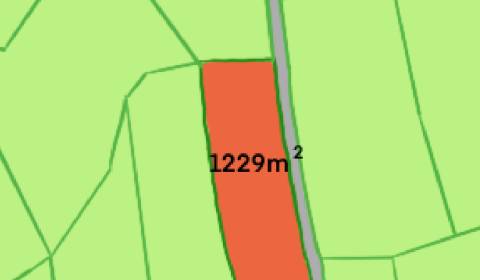 Na predaj Rekreačný stavebný  pozemok Oščadnica, 1229 m2