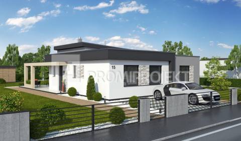 Moderný bungalov  P1 so skvelou dispozíciou obec Štvrtok okr. Trenčín