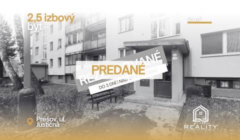 PREDANÝ | 2,5 izbový byt, 64 m², Justičná 10, Prešov