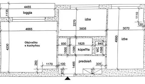 Predaj  3i  bytu s loggiou na Jahodovej ulici