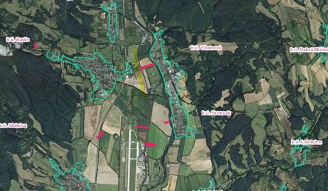 Pozemky na predaj  Badín, okres Banská Bystrica 