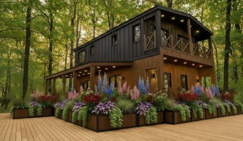 Modulový drevo dom s pekným pozemkom – Seňa