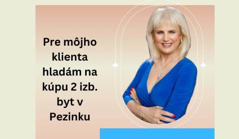 HĽADÁM NA KÚPU 2 IZBOVÝ BYT V PEZINKU