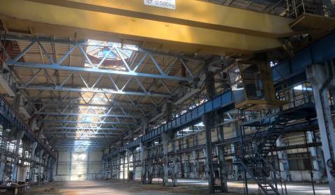 NA PRENÁJOM VÝROBNÁ HALA, 6480 m2, MEDZILABORCE