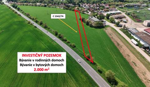 Blatné 2.000 m2 – Stavebný pozemok za cenu ornej pôdy