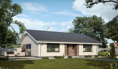 Predám novostavbu rodinného domu s garážou v Nových Zámkoch