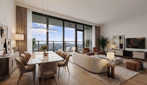 EUROVEA TOWER - 3-izbová rezidencia s výhľadom na hard