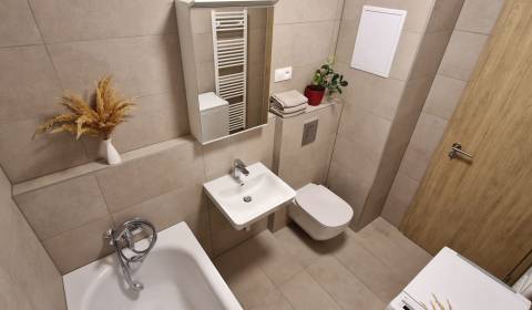 Nový 2-izb. priestor (byt) s pred-záhradkou a parkovaním. B.Kostol