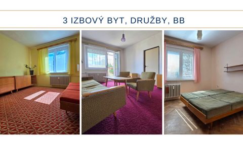 SLNEČNÝ 3 IZBOVÝ BYT, DRUŽBY, BANSKÁ BYSTRICA