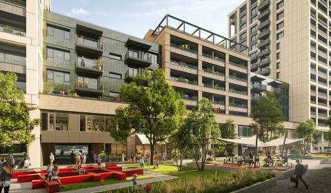 NUERA︱DOWNTOWN YARDS - 1,5i apartmán s výhľadom do vnútrobloku, Blok D