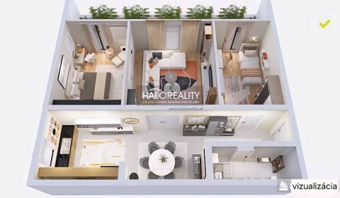 REZERVOVANÉ - Predaj, trojizbový byt Bratislava Ruži...