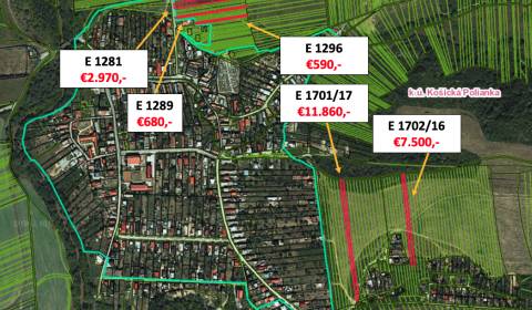 Košická Polianka – 2.600 m2 ORNÁ PÔDA