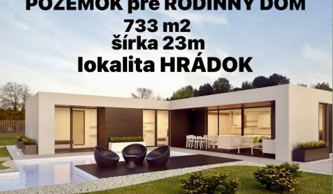 Stavebný pozemok v Michalovciach - pod HRÁDKOM - 733 m2