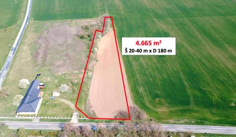 Ondrejovce – 4.665 m2 POZEMOK na rekreačnú chatu na hranici obce