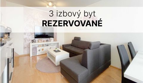 REZERVOVANÉ | Štýlový 3-izbový byt s loggiou v top lokalite Trnavy