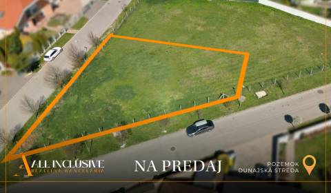Na predaj pozemok o výmere 809m², Dunajská Streda