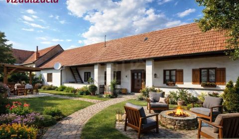 Gazdovský dom s veľkým pozemkom v obci Tešmák, okres Levice
