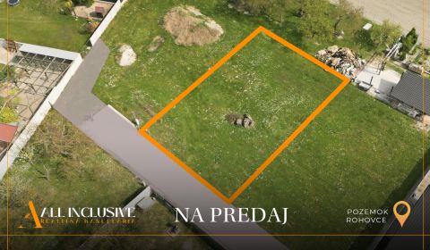 Na predaj stavebný pozemok (582 m²), Rohovce