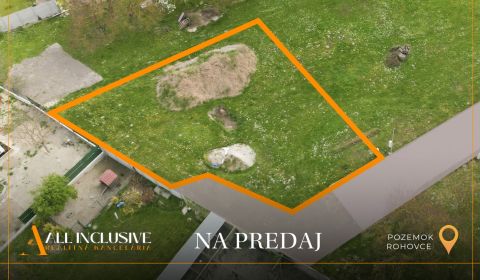 Na predaj stavebný pozemok (712 m²), Rohovce