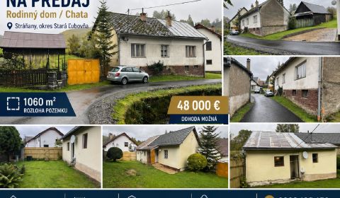 Chata/rodinný dom v obci Stráňany