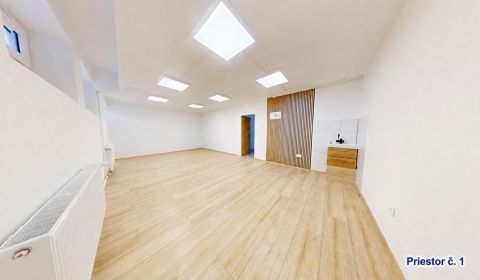 PRENÁJOM komerčných a prevádzkových priestorov, centrum Topoľčany