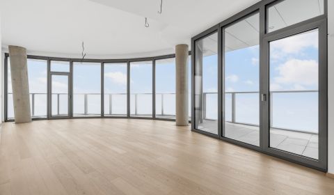EUROVEA TOWER - 3i byt s výhľadom na Karpaty, 35.np LUX