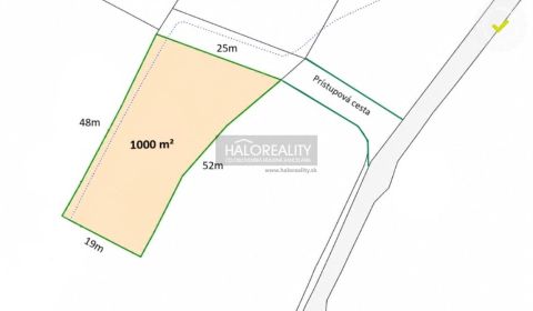 Predaj, pozemok   1002 m2 Nitra, Zobor