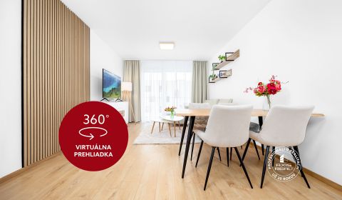 ELEGANTNE ZARIADENÝ 2-izbový byt s LODŽIOU a PARKOVANÍM