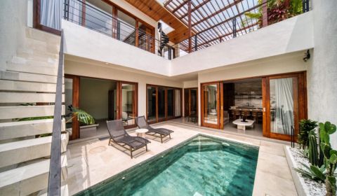 PREDAJ 4KK Investičná zariadená vila- NOVOSTAVBA s bazénom BALI-Canggu