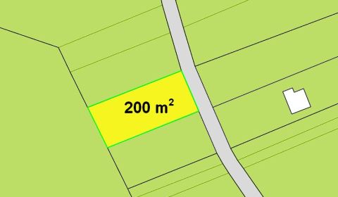 Na predaj slnečná záhrada 200 m2 v tichom prostredí – Sokolovce