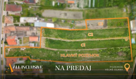 Na predaj stavebné pozemky, Veľké Úľany