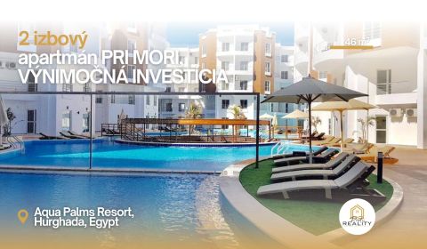 Štýlový apartmán v Aqua Palms Resort v Egypte - ZNÍŽENÁ CENA!