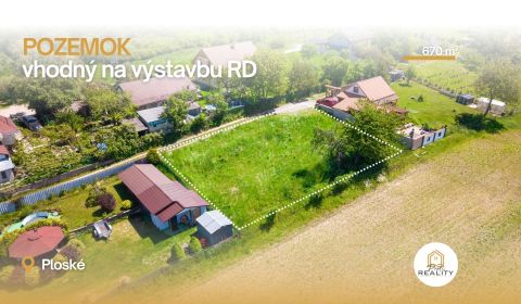 PREDAJ | Stavebný pozemok 670 m² – Ploské, Ortáše